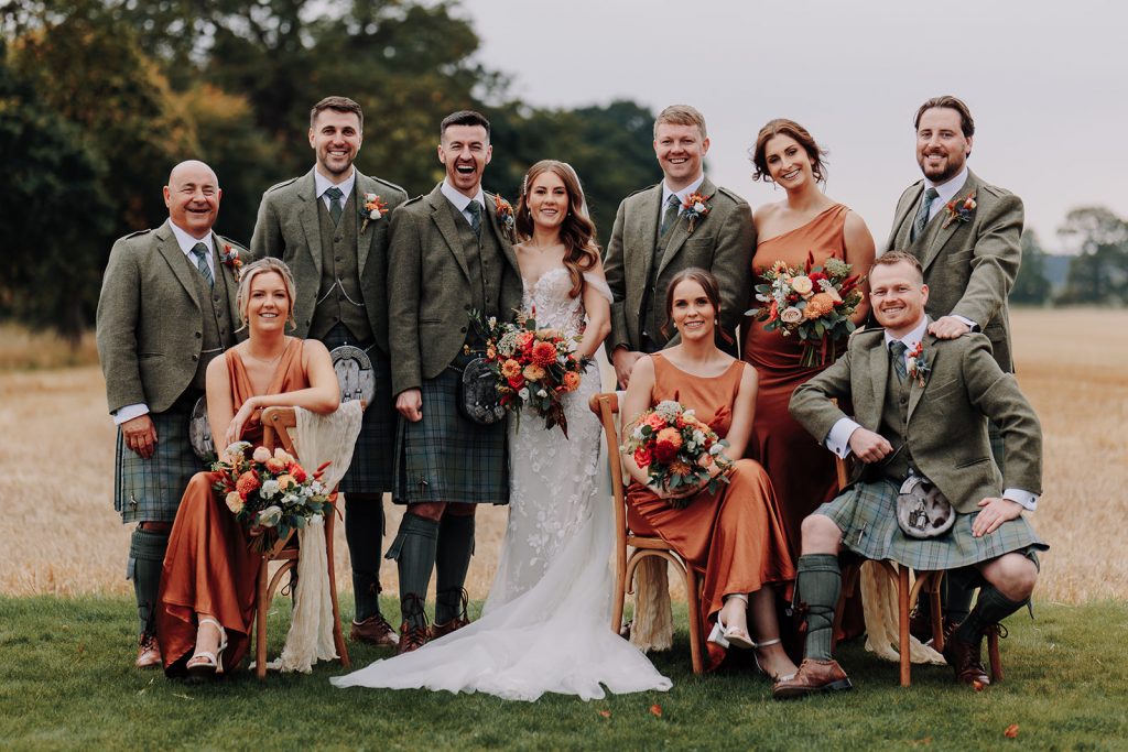 autumn wedding at rossie on the earn