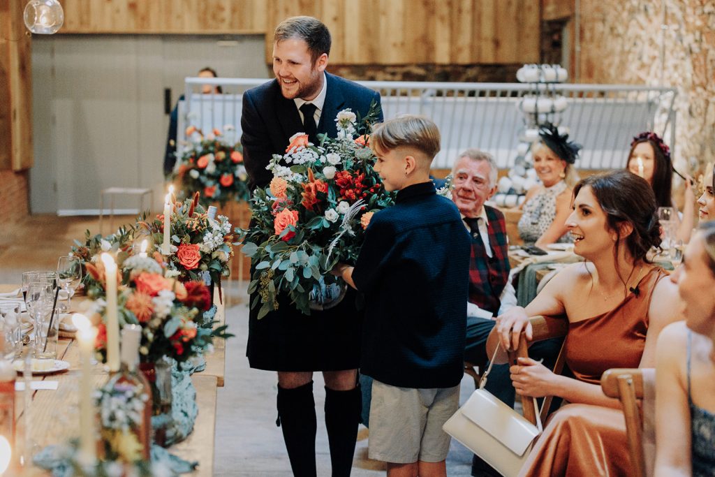 autumn wedding at rossie on the earn