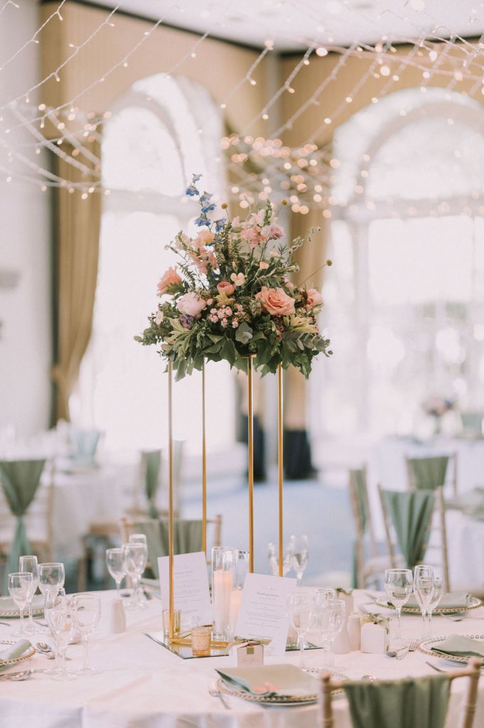 spring wedding at Balbirnie House