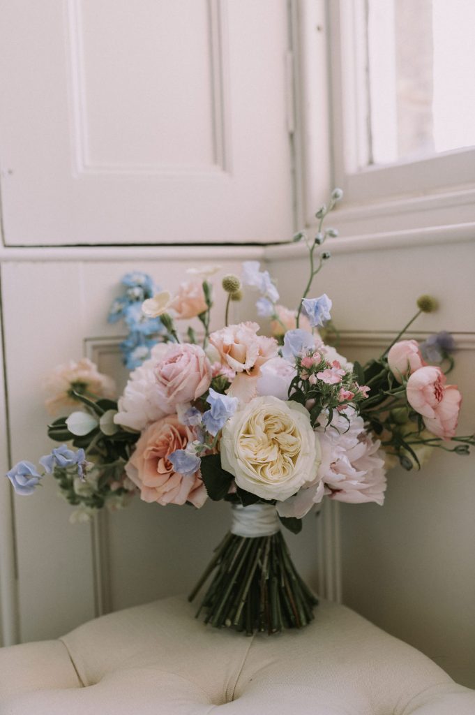 spring wedding at Balbirnie House