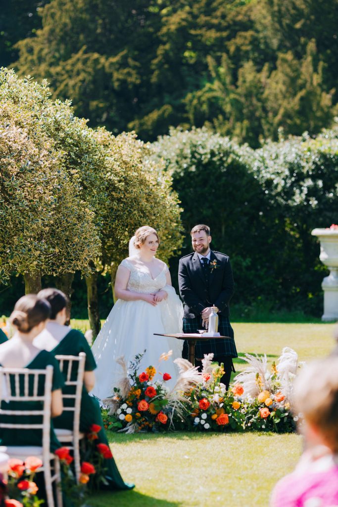 Wedding at Megginch Castle