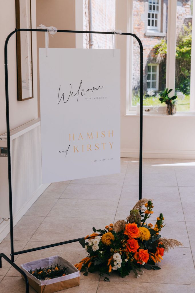 Wedding at Megginch Castle