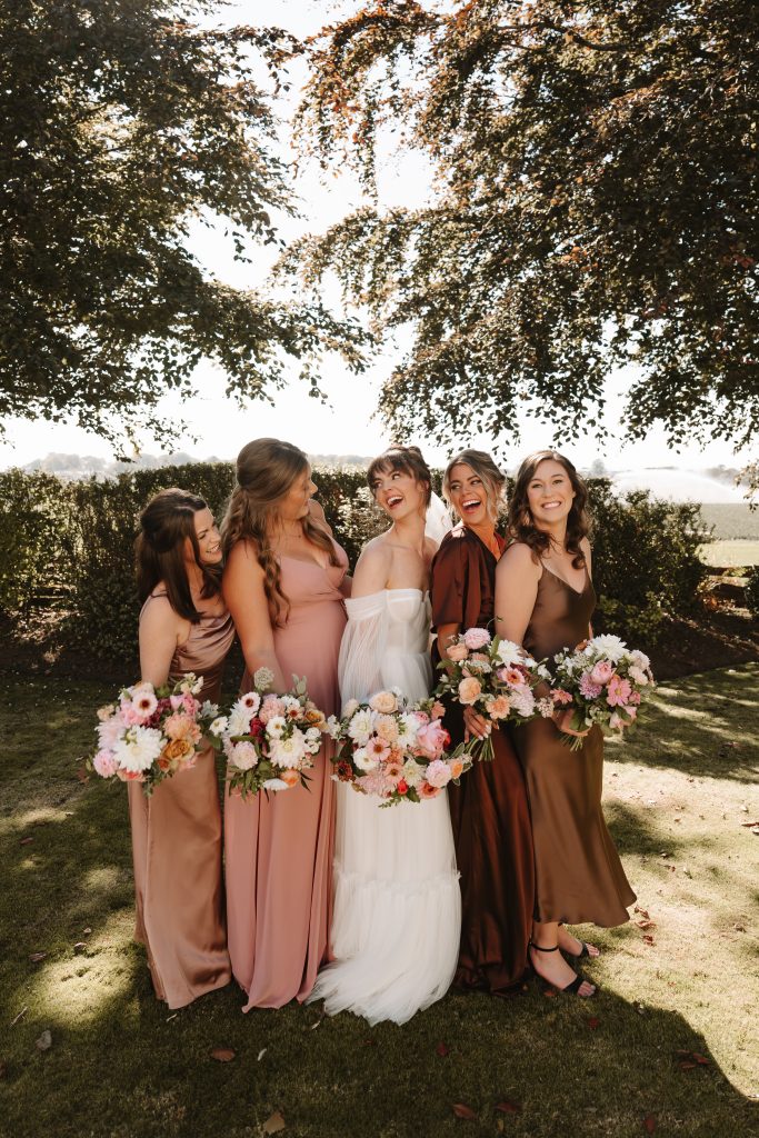 September wedding flowers at carlogie House