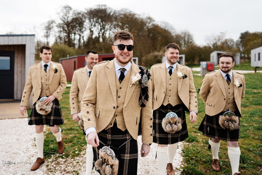 Dried flower wedding at Kinkell Byre
