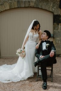 Brides & Groom. Falside Mill Wedding. Fraoch Floral Design
