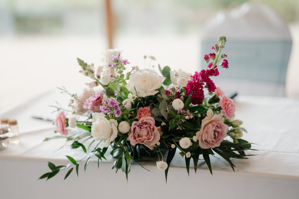 invercarse-hotel-dundee-wedding-fraoch-floral-design 3 - Fraoch Floral Design Dundee wedding. A wedding at the Invercarse Hotel. Registry table Arrangement